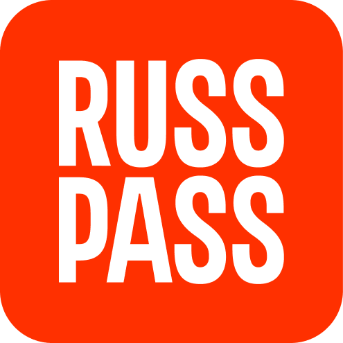 Логотип RUSSPASS Magazine