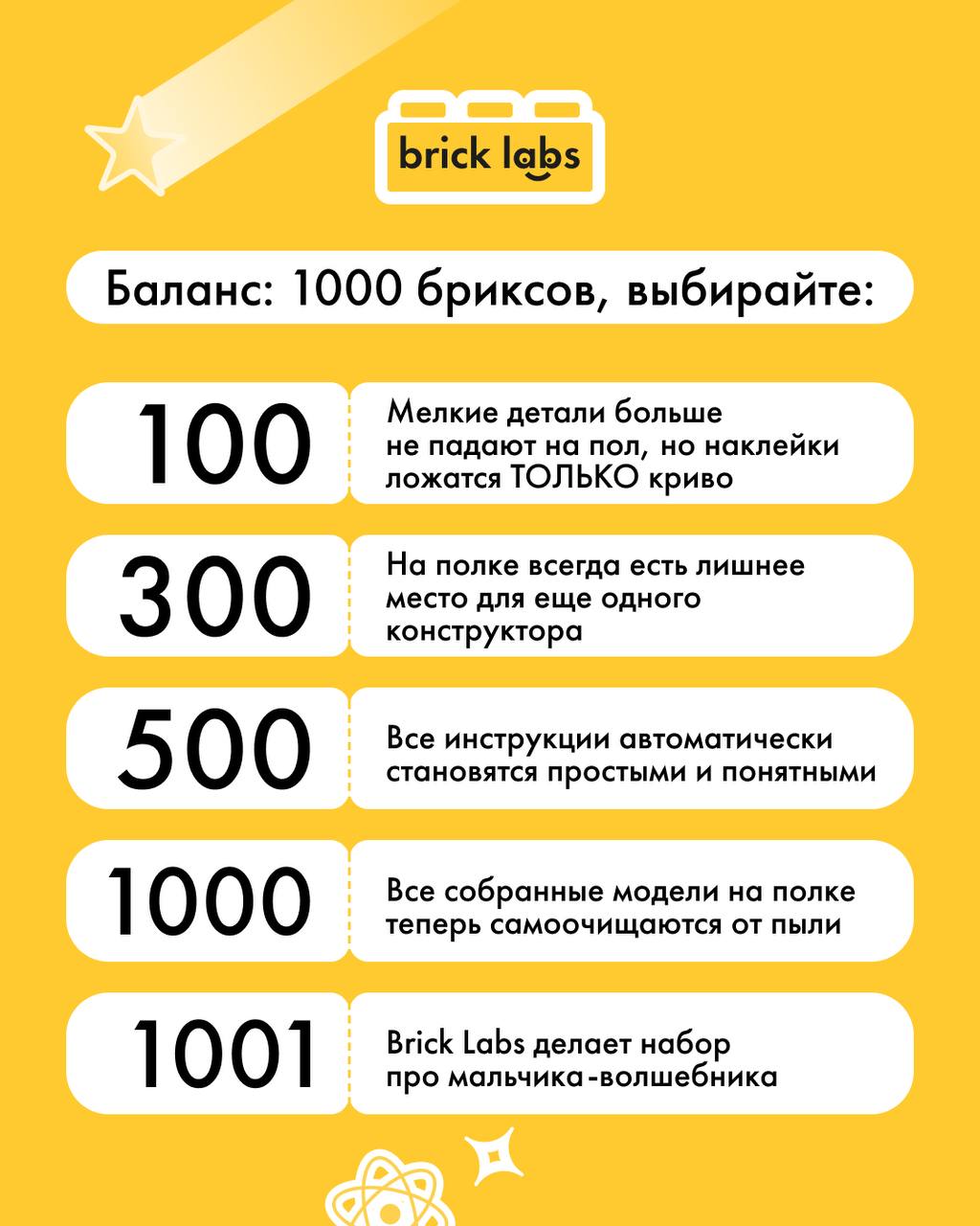 Игровая механика — баланс бриксов