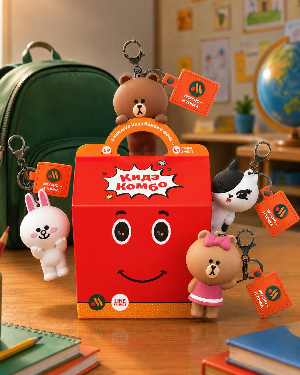 Кидз Комбо — коллаборация с LINE Friends